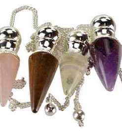 Various Stones Chambered Pendulum