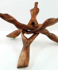 3-legged Cobra Wooden Stand 8"