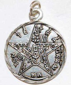 Tetragrammaton Pendant Pewter