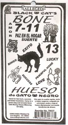 black cat bone