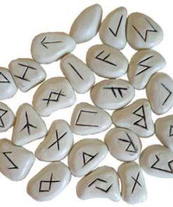 White Resin Rune Set