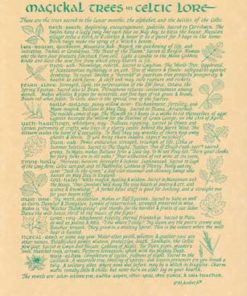 Celtic Trees Poster