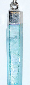 2" Aqua Aura Quartz Pendant